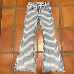 KanCan Girls High Rose Flare Jeans. Size 10 long, slim